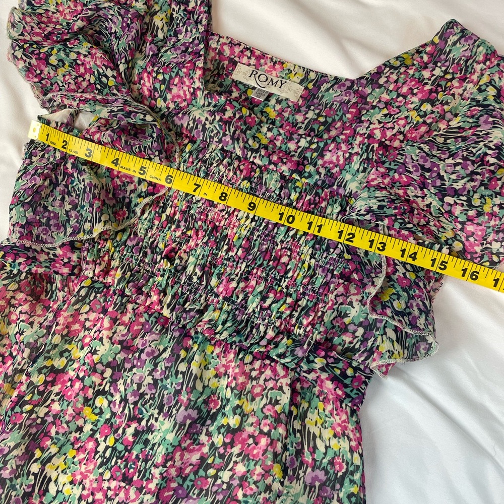 ROMY Floral Ruffle Dress - Picture 12 of 15